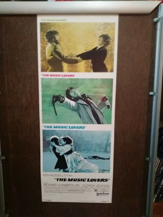 14x36 Vintage Insert Movie Poster: Ken Russell The Music Lovers 1970