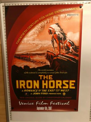 The Iron Horse Venice Film Festival 59/100 Movie Poster One Sheet Rare 27x40