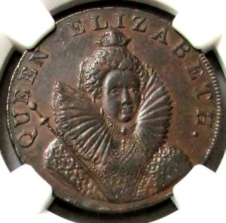 1794 Great Britain 1/2 Penny Sussex - Chichester Payable At Dallys Ngc Au 53 Bn