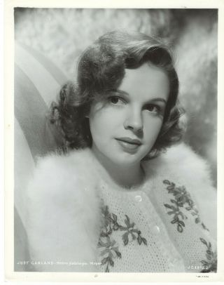 Authentic Judy Garland Portrait Photo 1938 Mgm Studio