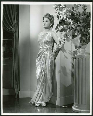 Frances Langford In Gown 1940s Dwt Portrait Photo By Bachrach