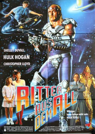 Suburban Commando German Video Movie Poster A1 Ritter Aus Dem All Hulk Hogan