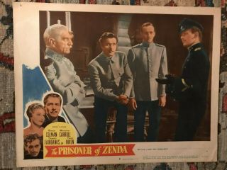 The Prisoner Of Zenda 1949rr Selznick/pathe 11x14 " Lobby Card Ronald Colman
