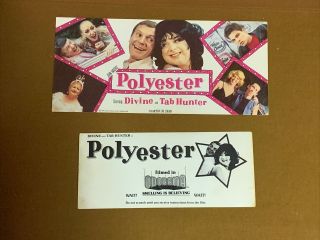 John Waters Polyester Movie Odorama Scratch & Sniff Card Set Of 2 Different 1981