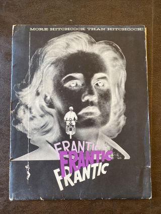 Frantic Elevator To The Gallows Jeanne Moreau Louis Malle Press Kit Pressbook
