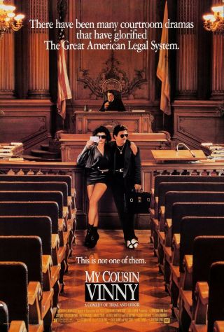 My Cousin Vinny (1992) Movie Poster - Rolled