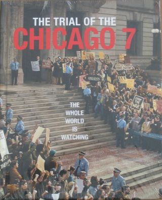 The Trial Of The Chicago 7 2020 Promo Hardcover Book Aaron Sorkin Screenplay