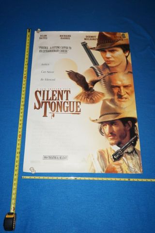 1994 Silent Tongue Last River Phoenix Movie Poster Theatrical Release