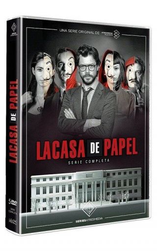 La Casa De Papel,  Las 4 Partes,  English Subtitles,  14 Dvd