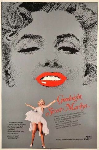 Goodnight Sweet Marilyn - 1989 - Orig Rolled 27x41 Movie Poster - Marilyn Monroe