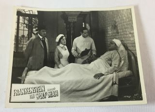 Frankenstein Meets The Wolf Man Vintage Movie Photo Lon Chaney Jr