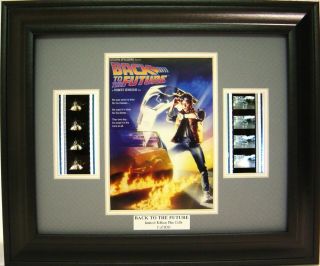 Back To The Future Framed Movie Film Cell Michael J.  Fox