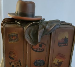 Indiana Jones DVD Case Collectible 2008 Hand Sculpted Resin Blockbuster 3