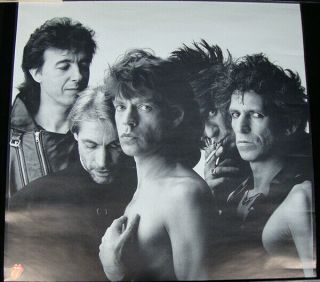 The Rolling Stones – Dirty Work 1986 Poster