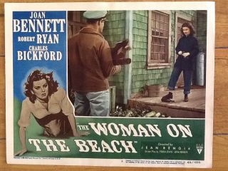 Joan Bennett Robert Ryan In " The Woman On The Beach " 1946 Rko Jean Renoir