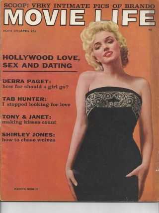 Marilyn Monroe - Movie Life - April 1956