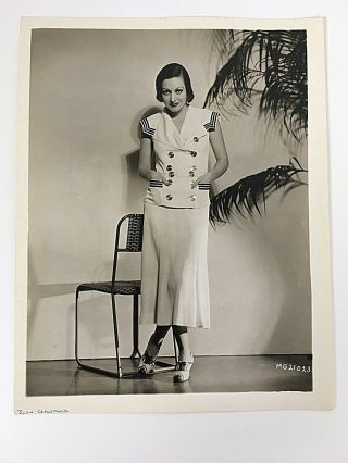 Joan Crawford Black White Photo 8 X 10 " Letty " Hollywood Studio 1930 
