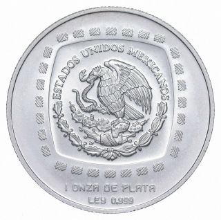 Better Date - 1996 Mexico 5 Pesos - 1 Onza Silver El Luchador - SILVER 553 2