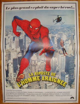 Spider - Man Strikes Back - Sci - Fi - Ron Satlof - Comic - Marvel - - Hero - French (16x21)