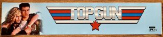 ✨ Top Gun (1986) - Tom Cruise / Maverick - Movie Theater Mylar / Poster - 5x25
