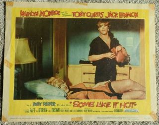 Marilyn Monroe Lobby Card " Some Like It Hot " 1945