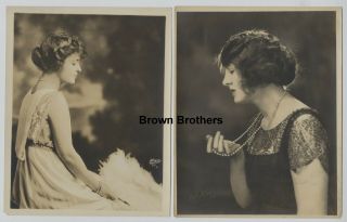1920s Hollywood Pantomime Actress Dorothy Ward Dbw Photos Blind Stamp Schwarz
