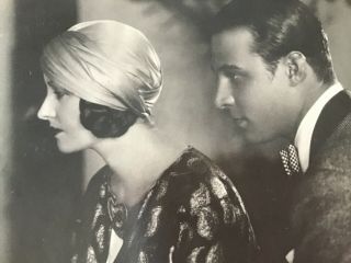Rudolph Valentino & Natascha Rambova Lgbt History Int 1920s Postcard 21/1