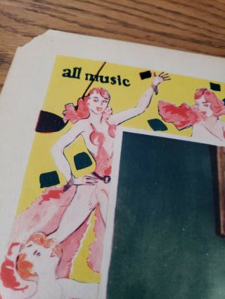 1929 Red Hot Rhythm Theatre Window Lobby Card Poster Alan Hale Kathryn Crawford 3