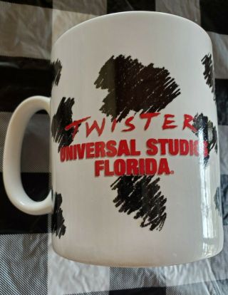 Vintage Twister Movie Oversized Coffee Mug Universal Studios Fl When Cows Fly