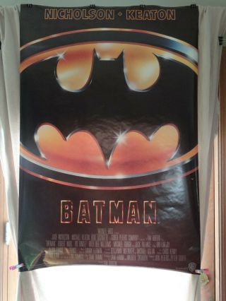 Batman Theatrical Poster Regular Style 1 Sheet Movie Poster 1989 Rolled