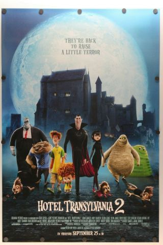 Hotel Transylvania 2 2015 Double Sided Movie Poster 27 " X 40 "