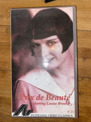 Prix De Beaute Vhs 1930 Rare French Louise Brooks Kim 