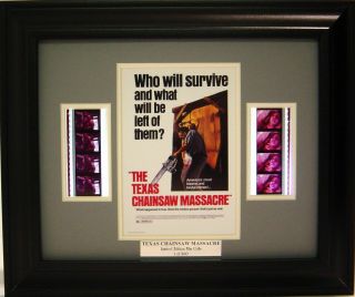 Texas Chainsaw Massacre 1974 Framed Film Cells Tobe Hooper