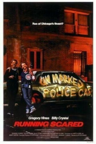 Running Scared Rolled 27x41 Movie Poster 1986 Billy Crystal