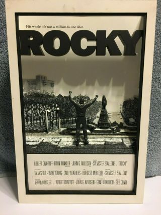 Mcfarlane Toys Rocky 3d Movie Poster Sylvester Stallone Balboa