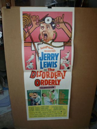 The Disorderly Orderly,  Orig 14x36 / Movie Poster (jerry Lewis,  Glenda Farrell)