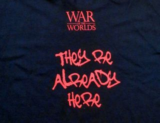 War Of The Worlds 2005 Movie T - Shirt Tom Cruise Steven Spielberg Medium