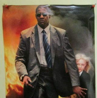 Movie Poster Man On Fire 27 " X 40 " Double Sided 2003 Denzel Washington