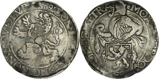 Netherlands - Utrecht: Lion Daalder Silver 1639/7 (crowned Lion) - F - Vf