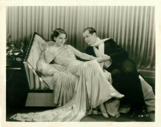 1931 Strangers May Kiss Norma Shearer Lounging On Chaise Movie Still