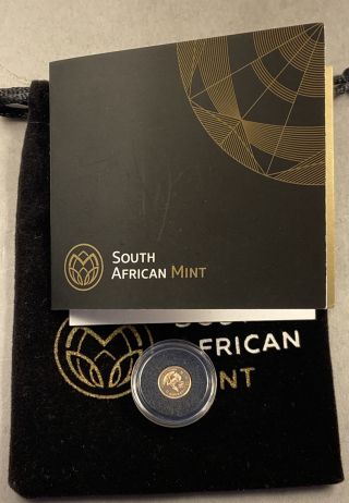 2017 S.  Africa 1/50 Gold Krugerrand 50th Anniversary Pf70 Ultra Cameo Bag &