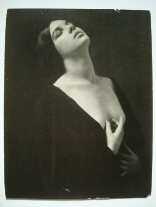 Photograph Of Silent Film Star Or 1920 