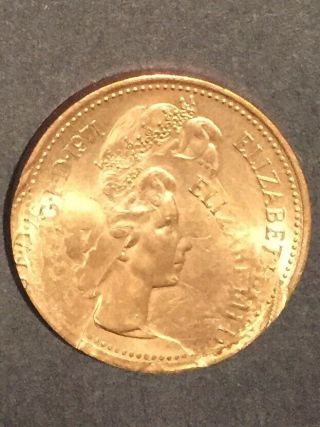 Great Britain 1971 Penny Double Struck