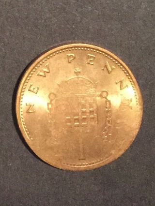 Great Britain 1971 Penny Double Struck 2