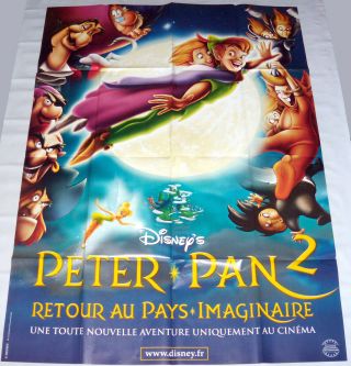 Peter Pan 2 Return To Neverland Walt Disney Animation Large French Poster