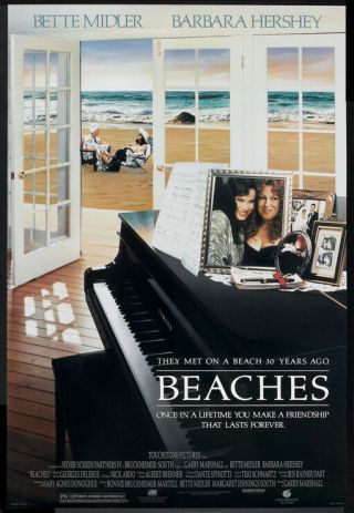 Beaches - Movie Poster - 1988 - Bette Midler Hollywood Posters