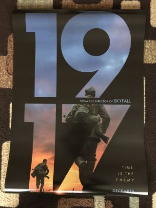 1917 Movie Poster 27x40 Double Sided 2019 U.  S.  Advance