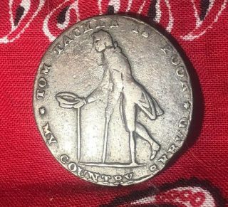 Thomas Spence - Middlesex Halfpenny Token Rare “tom Tackle Is Rich/poor” “social”