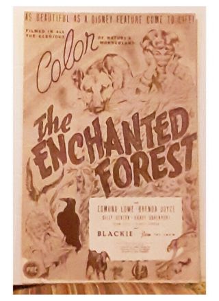 The Enchanted Forest 1945,  Edmund Lowe,  Brenda Joyce,  Harry Davenport