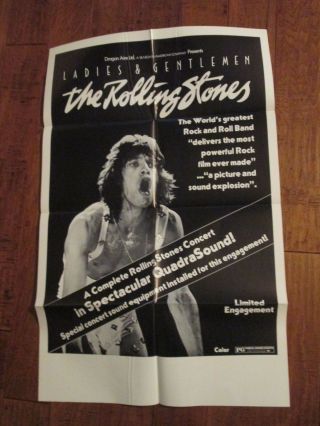 Ladies And Gentlemen The Rolling Stones - Movie Poster - The Rolling Stones